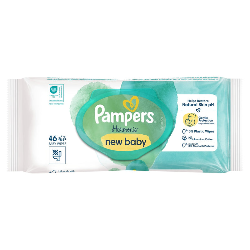 Pampers Harmonie New Baby Aloe | Servetele Umede pentru Copii
